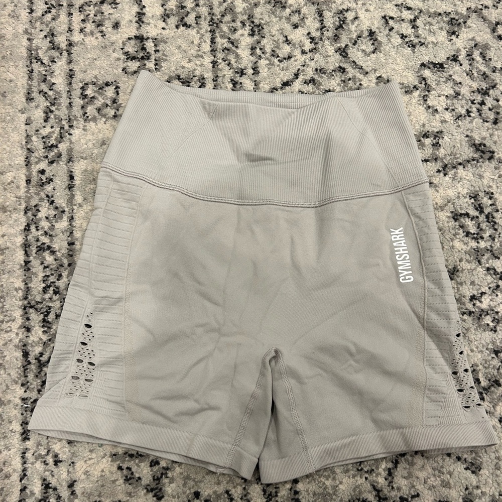 Gymshark Light Gray Athletic Shorts